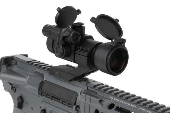 The Primary Arms AR red dot sight is compatible with 30mm scope rings